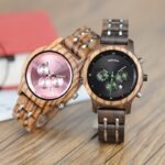 Women’s Wooden Bracelet Chronograph Watches