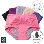 Braguitas Menstruales Antifugas para Mujer – Pack de 3