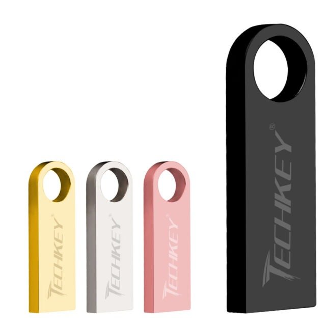 Mini Memoria USB Metálica para Almacenamiento de Archivos