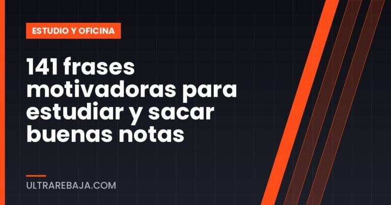 141 frases motivadoras para estudiar y sacar buenas notas