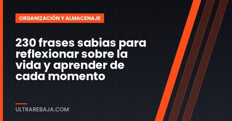 230 frases sabias para reflexionar sobre la vida y aprender de cada momento