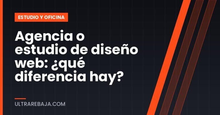 Agencia o estudio de diseño web: ¿qué diferencia hay?