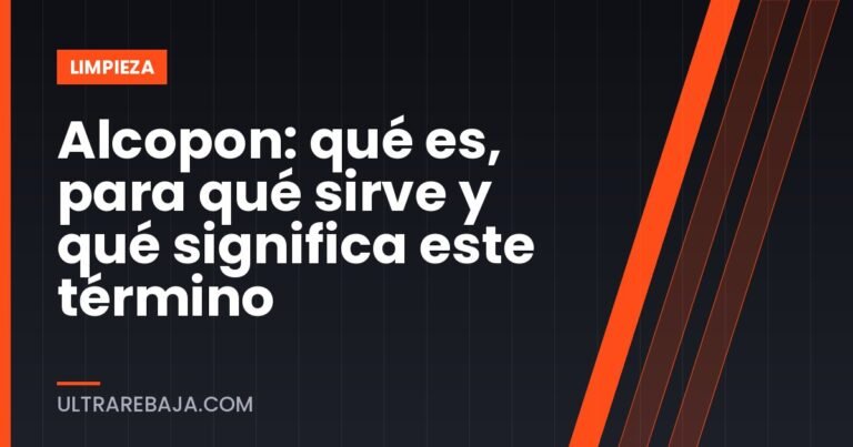 Alcopon: qué es, para qué sirve y qué significa este término