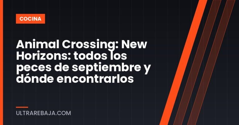 Animal Crossing: New Horizons: todos los peces de septiembre y dónde encontrarlos