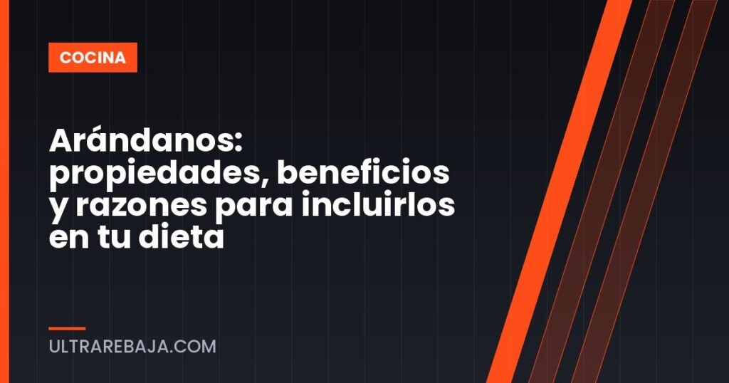 Arándanos: propiedades, beneficios y razones para incluirlos en tu dieta