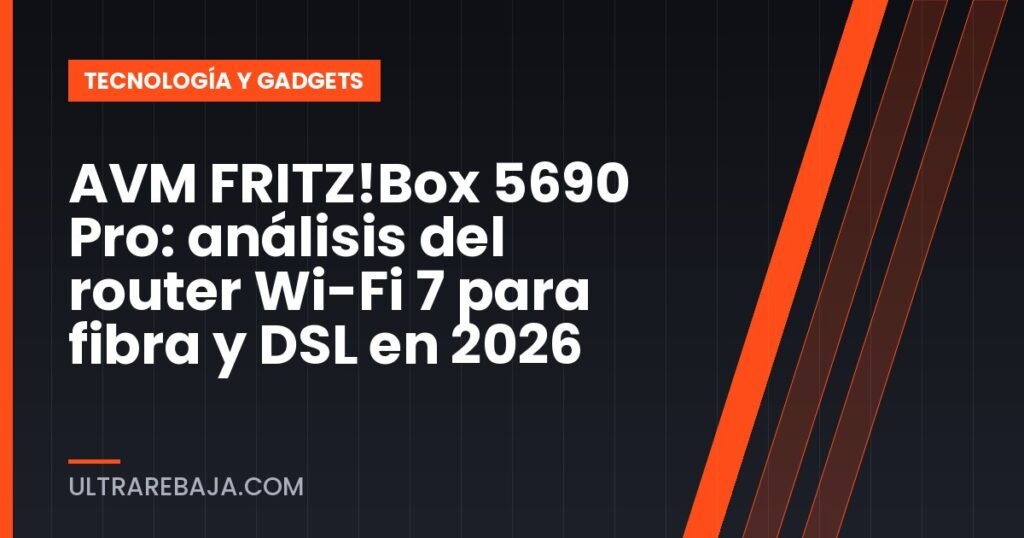 AVM FRITZ!Box 5690 Pro: análisis del router Wi-Fi 7 para fibra y DSL en 2026