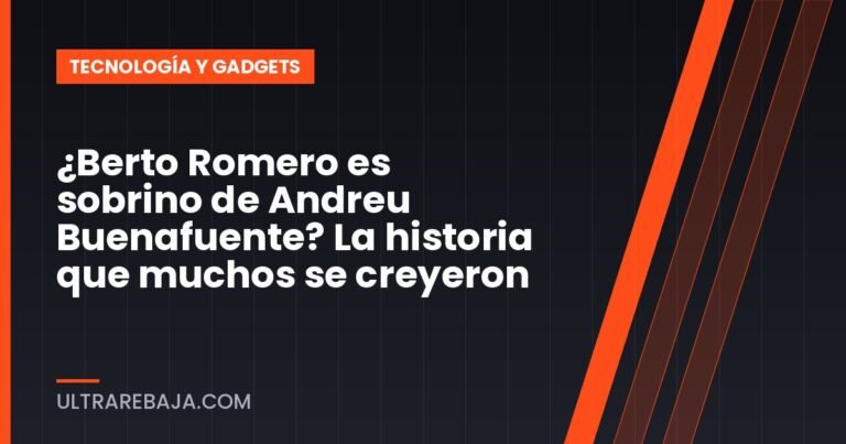 ¿Berto Romero es sobrino de Andreu Buenafuente? La historia que muchos se creyeron