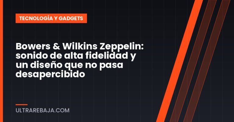 Bowers & Wilkins Zeppelin: sonido de alta fidelidad y un diseño que no pasa desapercibido