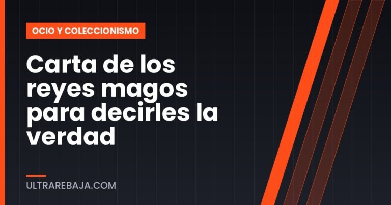 Carta de los reyes magos para decirles la verdad