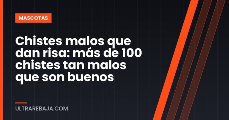 Chistes malos que dan risa: más de 100 chistes tan malos que son buenos