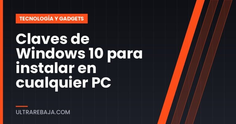 Claves de Windows 10 para instalar en cualquier PC