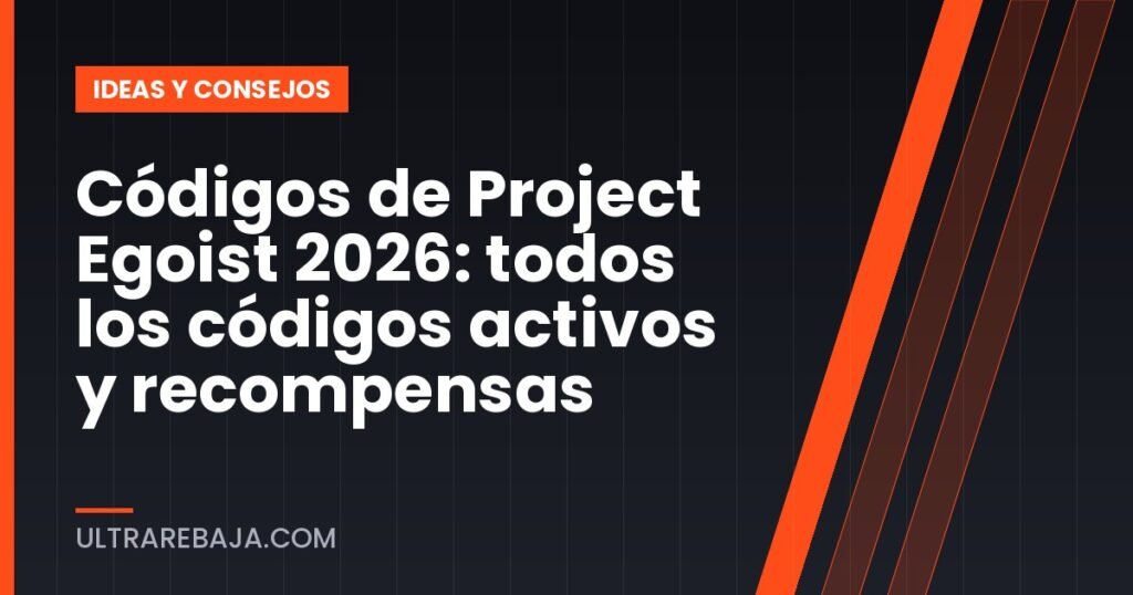 Códigos de Project Egoist 2026: todos los códigos activos y recompensas