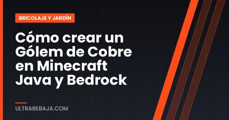 Cómo crear un Gólem de Cobre en Minecraft Java y Bedrock