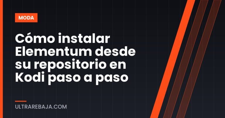 Cómo instalar Elementum desde su repositorio en Kodi paso a paso