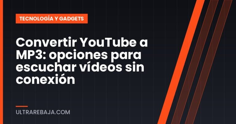 Convertir YouTube a MP3: opciones para escuchar vídeos sin conexión