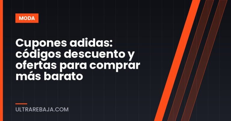 Cupones adidas: códigos descuento y ofertas para comprar más barato