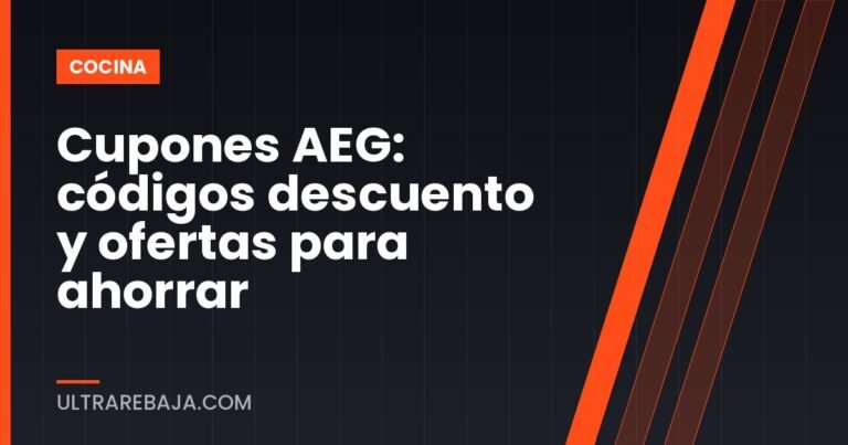 Cupones AEG: códigos descuento y ofertas para ahorrar