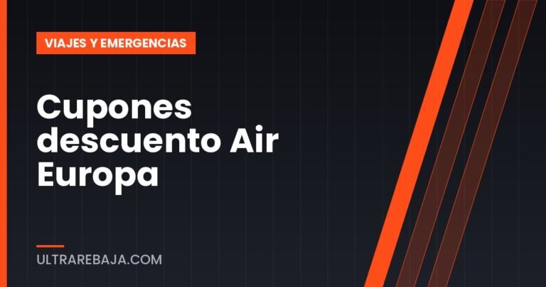 Cupones descuento Air Europa