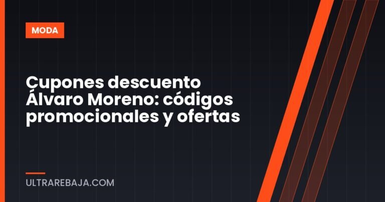 Cupones descuento Álvaro Moreno: códigos promocionales y ofertas