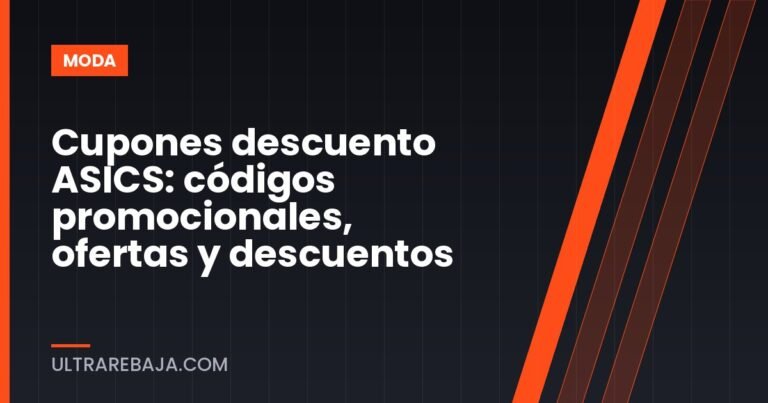 Cupones descuento ASICS: códigos promocionales, ofertas y descuentos