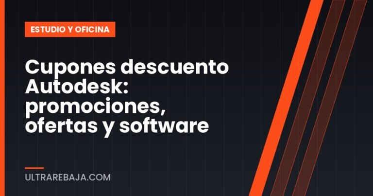 Cupones descuento Autodesk: promociones, ofertas y software