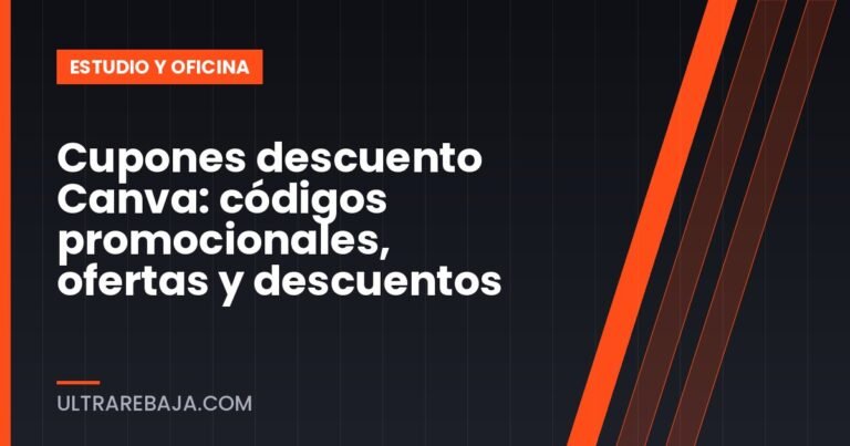 Cupones descuento Canva: códigos promocionales, ofertas y descuentos