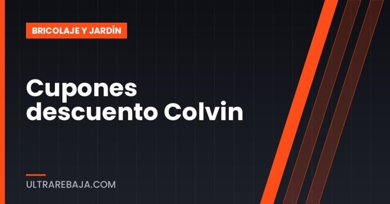 Cupones descuento Colvin
