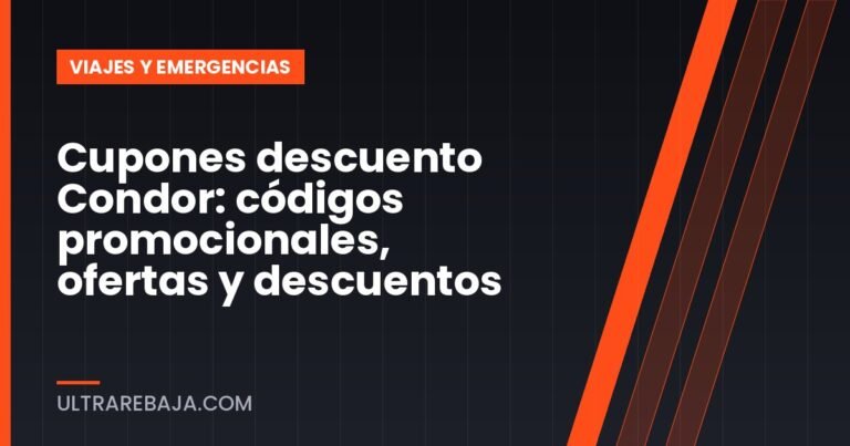 Cupones descuento Condor: códigos promocionales, ofertas y descuentos