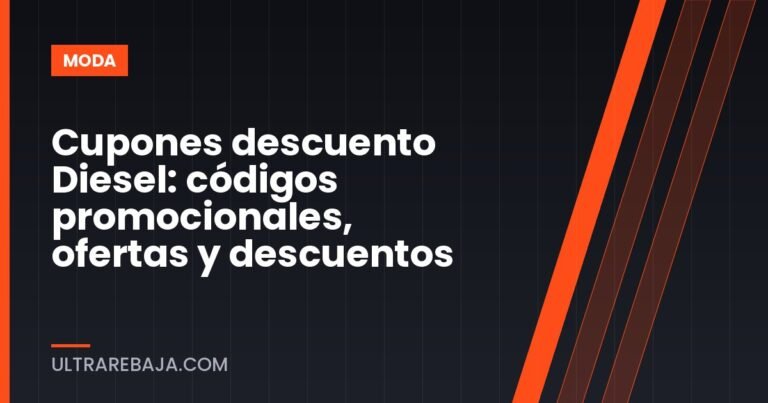 Cupones descuento Diesel: códigos promocionales, ofertas y descuentos
