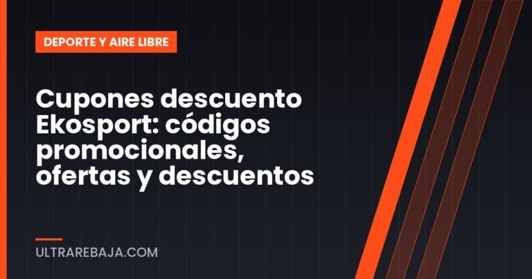 Cupones descuento Ekosport: códigos promocionales, ofertas y descuentos