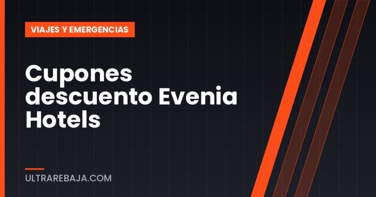 Cupones descuento Evenia Hotels