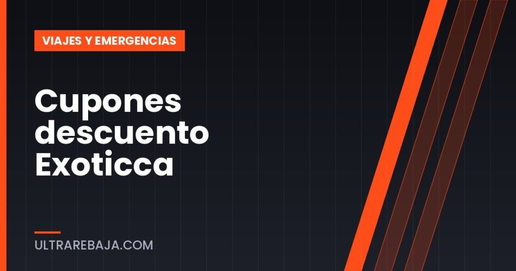 Cupones descuento Exoticca