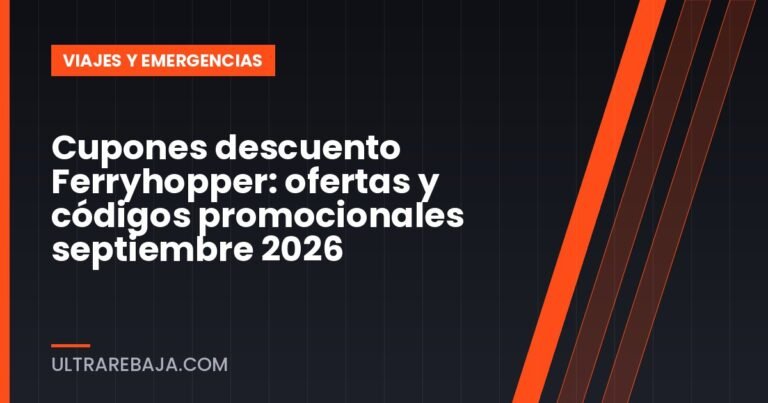 Cupones descuento Ferryhopper: ofertas y códigos promocionales septiembre 2026
