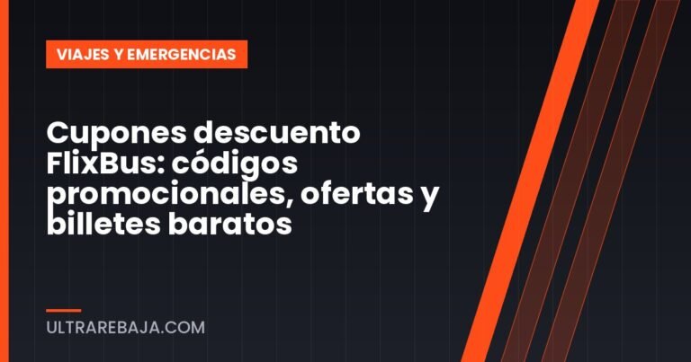 Cupones descuento FlixBus: códigos promocionales, ofertas y billetes baratos