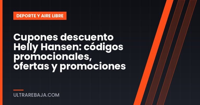 Cupones descuento Helly Hansen: códigos promocionales, ofertas y promociones