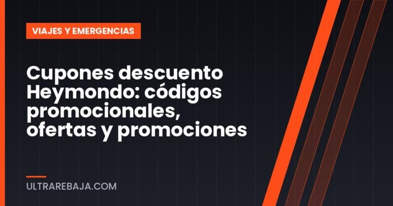 Cupones descuento Heymondo: códigos promocionales, ofertas y promociones