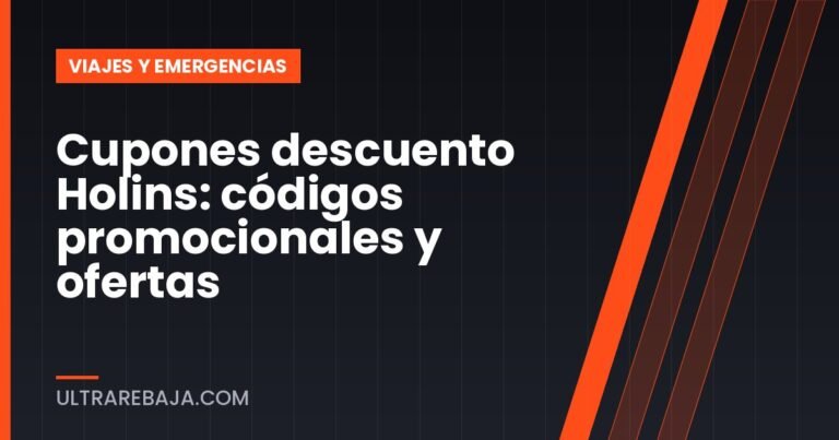 Cupones descuento Holins: códigos promocionales y ofertas