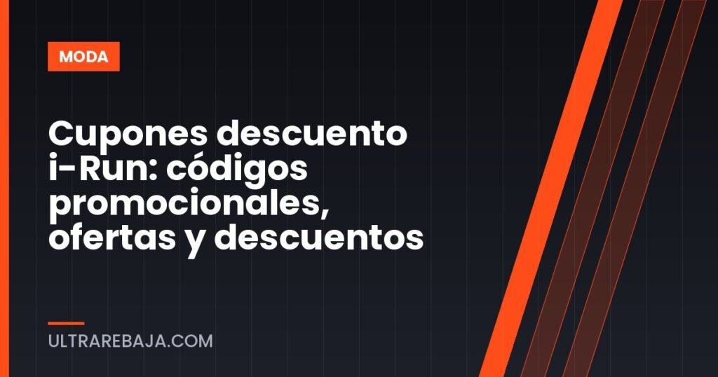 Cupones descuento i-Run: códigos promocionales, ofertas y descuentos