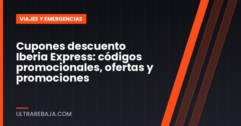 Cupones descuento Iberia Express: códigos promocionales, ofertas y promociones