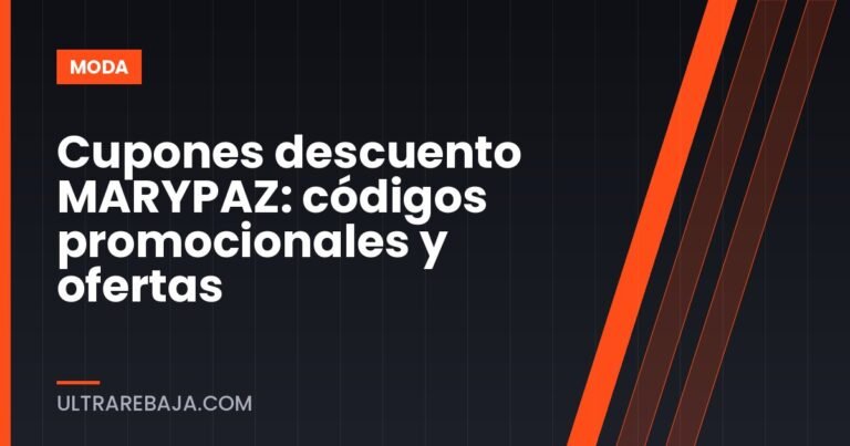 Cupones descuento MARYPAZ: códigos promocionales y ofertas