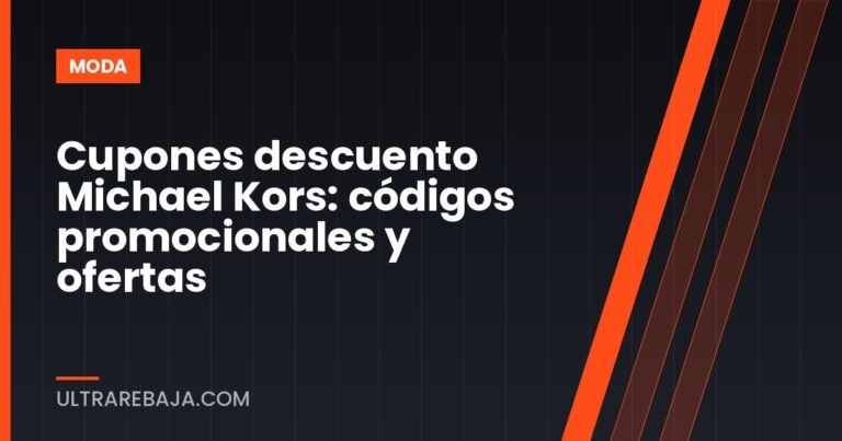 Cupones descuento Michael Kors: códigos promocionales y ofertas
