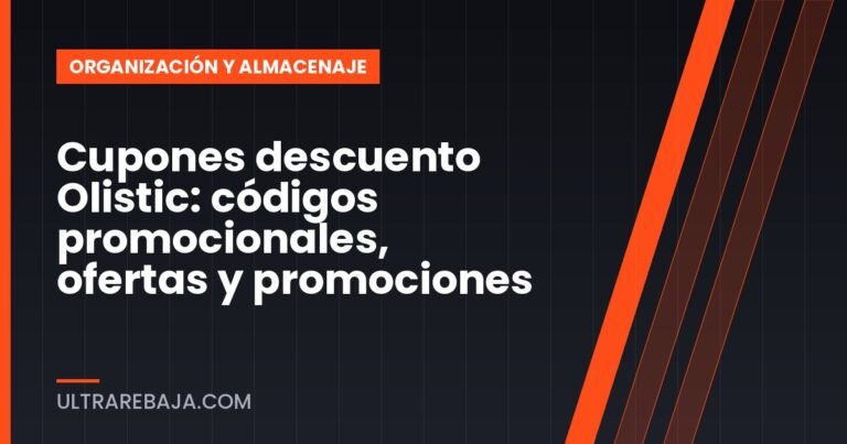 Cupones descuento Olistic: códigos promocionales, ofertas y promociones