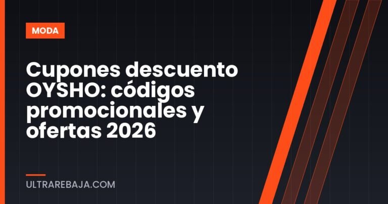 Cupones descuento OYSHO: códigos promocionales y ofertas 2026