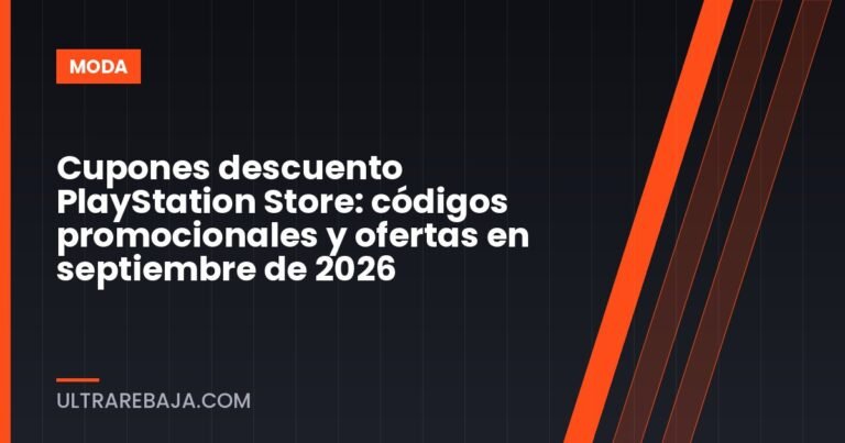 Cupones descuento PlayStation Store: códigos promocionales y ofertas en septiembre de 2026