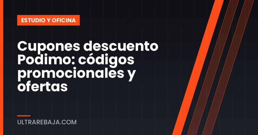 Cupones descuento Podimo: códigos promocionales y ofertas