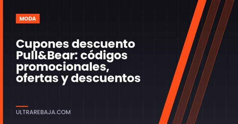 Cupones descuento Pull&Bear: códigos promocionales, ofertas y descuentos