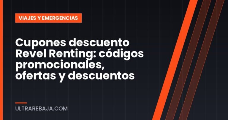 Cupones descuento Revel Renting: códigos promocionales, ofertas y descuentos