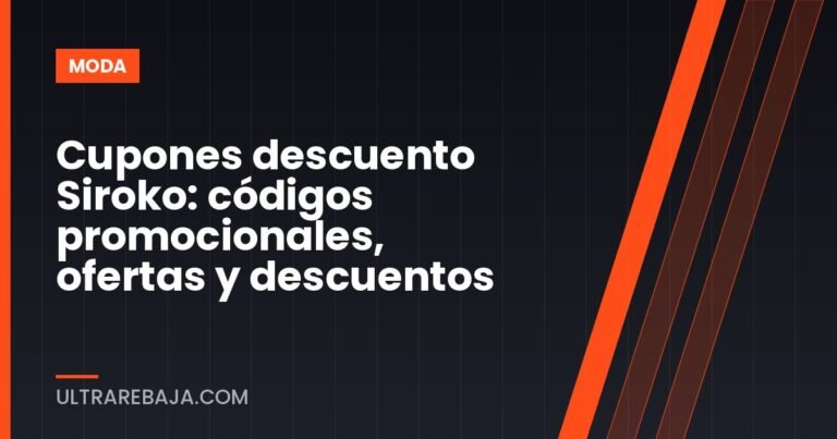 Cupones descuento Siroko: códigos promocionales, ofertas y descuentos