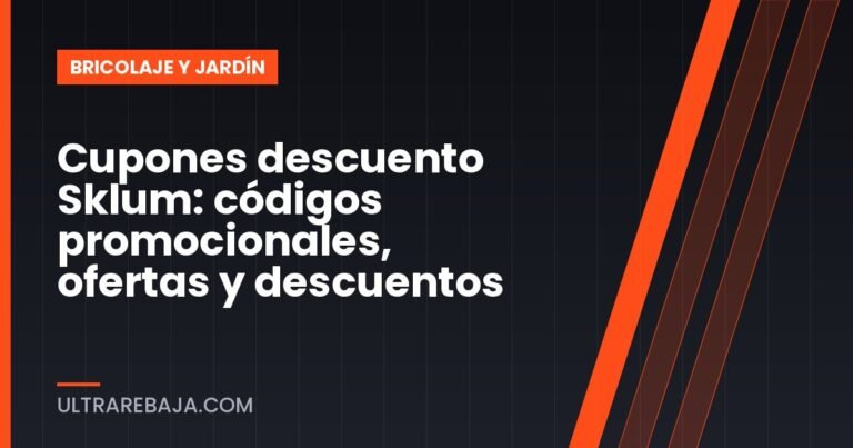 Cupones descuento Sklum: códigos promocionales, ofertas y descuentos
