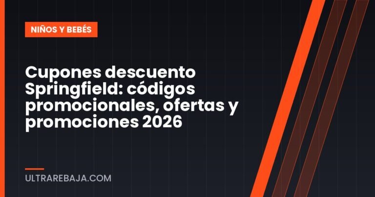 Cupones descuento Springfield: códigos promocionales, ofertas y promociones 2026